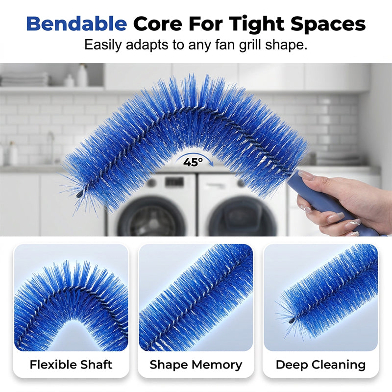 🥳2026 HOT SALE🥳💞50K+ SOLD!🧹🔄 BUY 1 GET 1 FREE! 360° Flexible Cleaning Brush – Bend & reach every corner. Soft dense bristles, no scratch. Rinse clean. 🚰✨