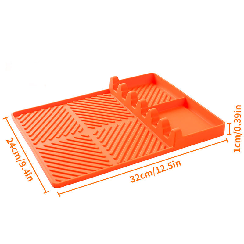 🥳2026 HOT SALE🥳💞50K+ SOLD!🌭🧴 50% OFF! Silicone BBQ Mat – Heavy‑duty, heat‑resistant, easy rinse. Protects your shelf from scorch marks. A backyard essential! 🛡️🍔