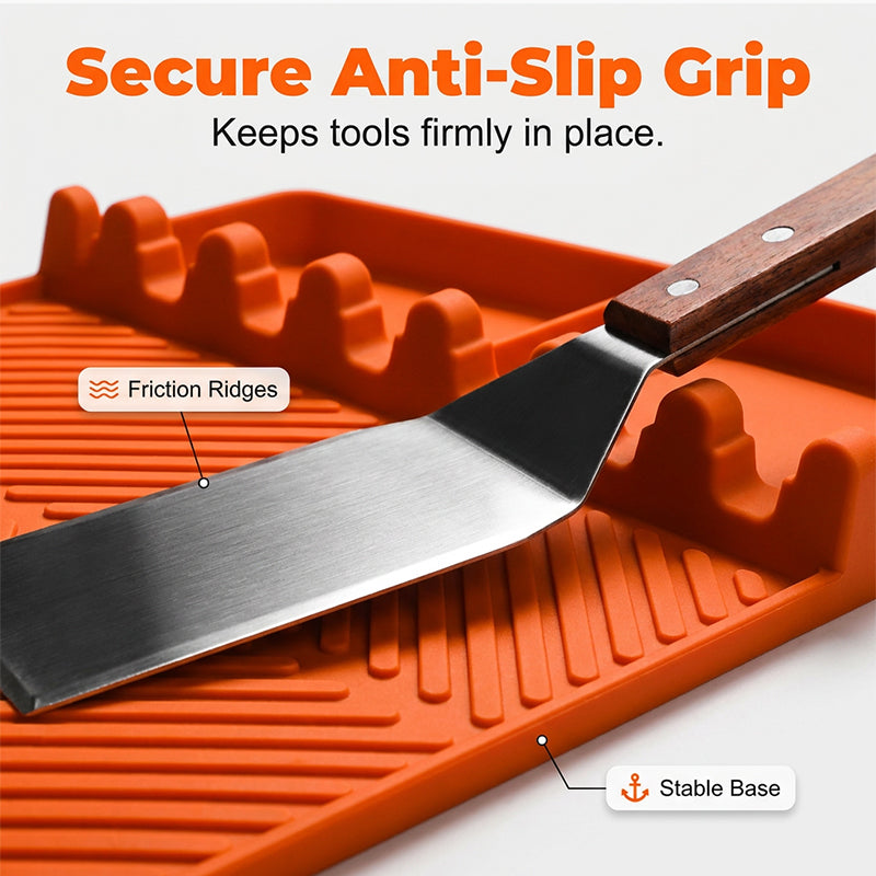 🥳2026 HOT SALE🥳💞50K+ SOLD!🌭🧴 50% OFF! Silicone BBQ Mat – Heavy‑duty, heat‑resistant, easy rinse. Protects your shelf from scorch marks. A backyard essential! 🛡️🍔