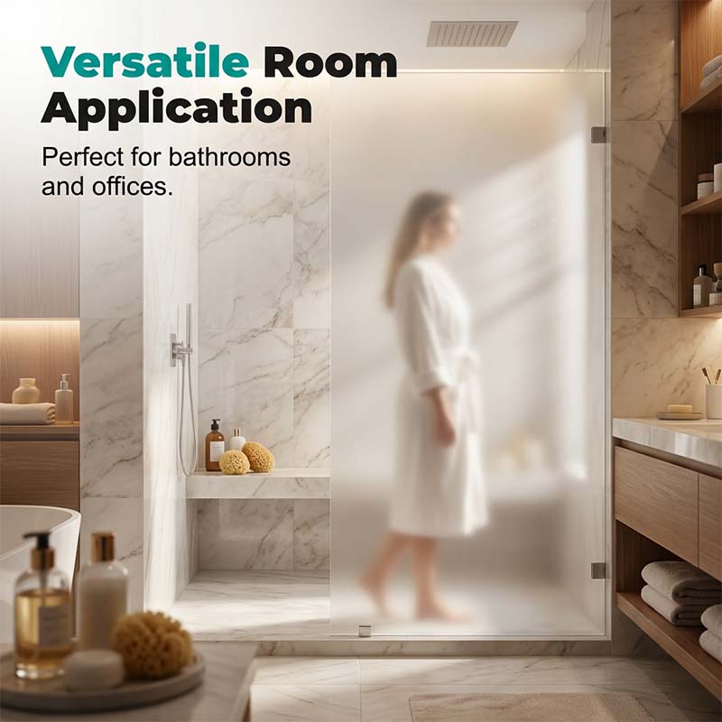 🥳2026 HOT SALE🥳💞50K+ SOLD!🪟✨ 50% OFF! Peel & Stick Frosted Glass Film – Blocks prying eyes, lets light in. No glue, no mess. Instant privacy for windows & doors. 🏡🔒