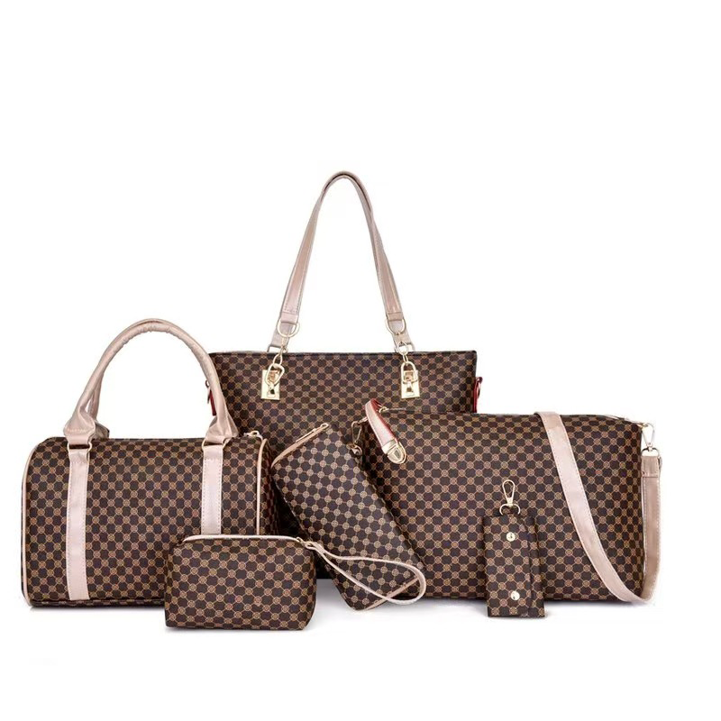 🥳2026 HOT SALE🥳💞50K+ SOLD!👛🛍️ 50% OFF! 6‑Piece Bag Set – Premium PU leather, elegant hardware. Complete your wardrobe with one smart buy! 💖✨