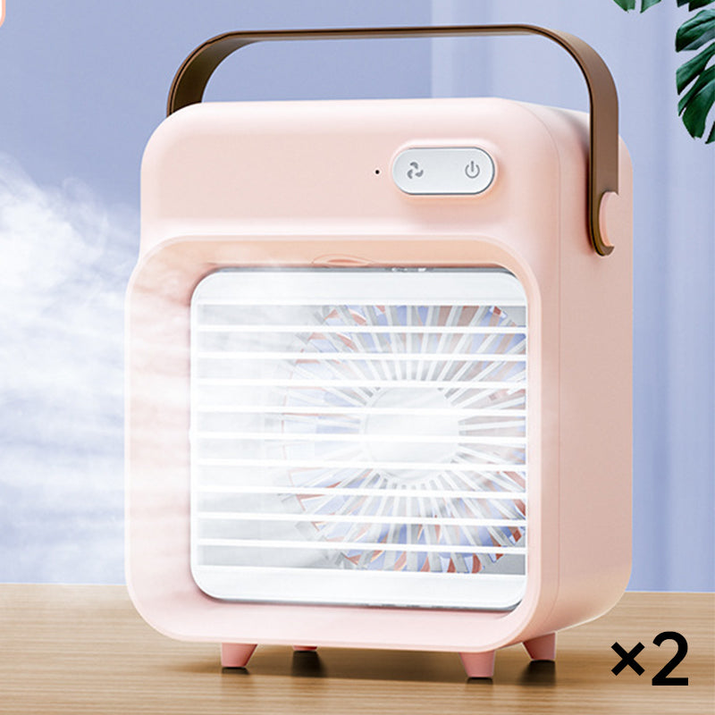 🥳2026 HOT SALE🥳💞50K+ SOLD!💨❄️ 50% OFF! Wireless Desktop Air Cooler & Humidifier – Nano mist, 3 speeds, 2400mAh. Instant chill anywhere. Your personal oasis! 🌬️💧