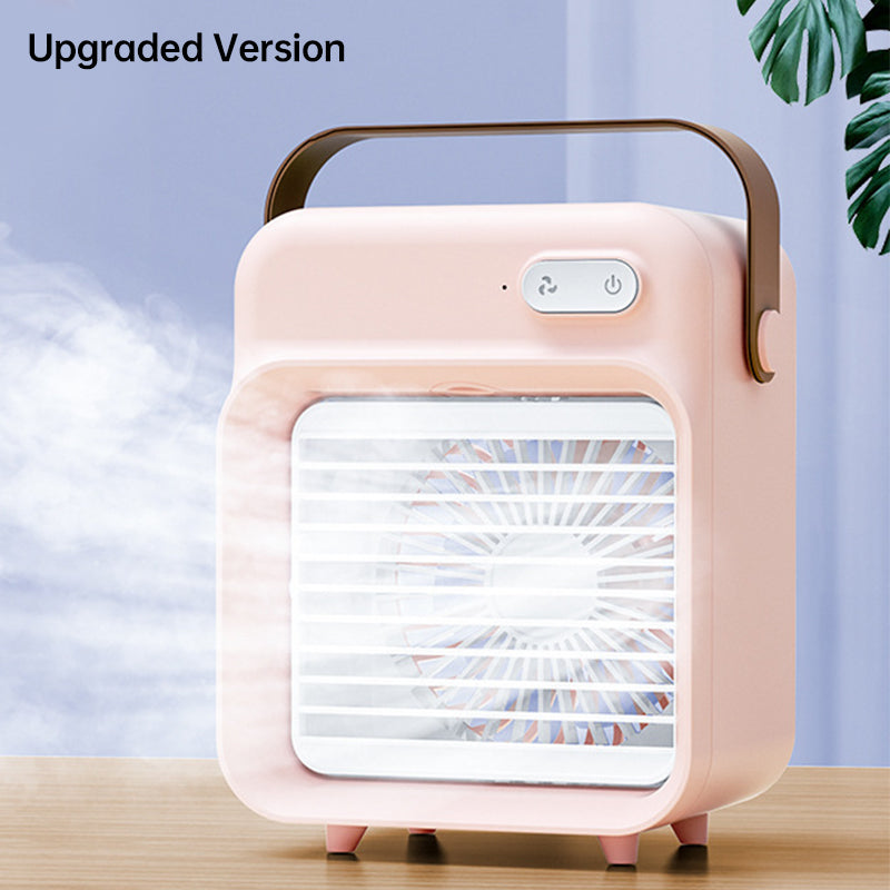 🥳2026 HOT SALE🥳💞50K+ SOLD!💨❄️ 50% OFF! Wireless Desktop Air Cooler & Humidifier – Nano mist, 3 speeds, 2400mAh. Instant chill anywhere. Your personal oasis! 🌬️💧