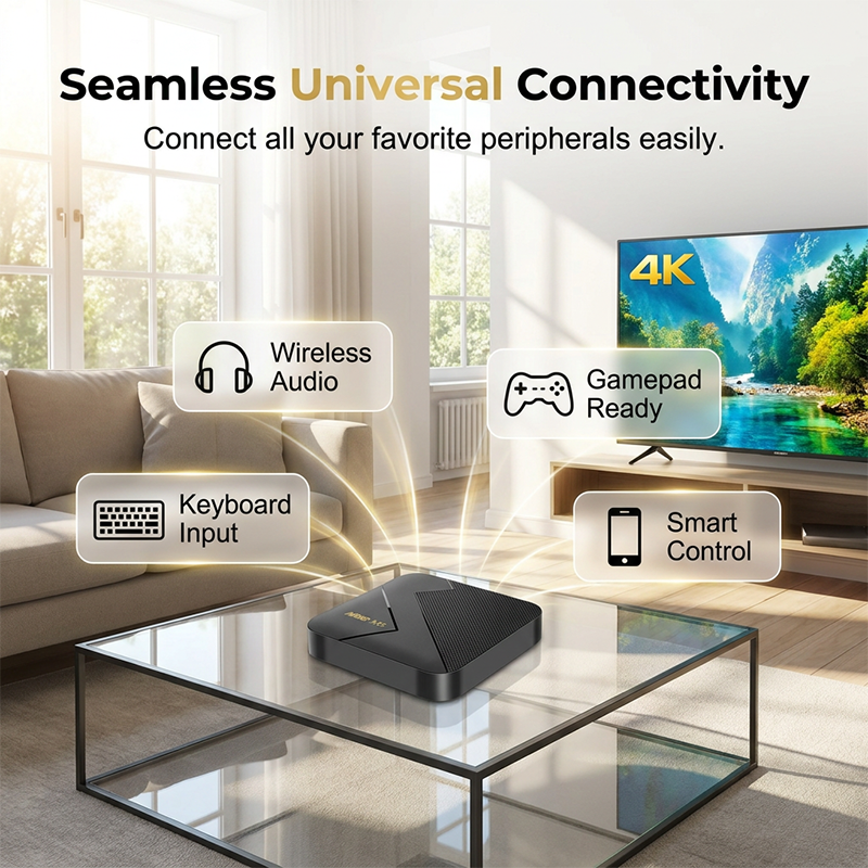 🥳2026 HOT SALE🥳💞50K+ SOLD!📺✨ 50% OFF! 4K Android TV Box with Bluetooth – Stunning 4K HDR picture, USB port & smooth streaming. Easy set‑up – plug in & enjoy! 🎬🔥