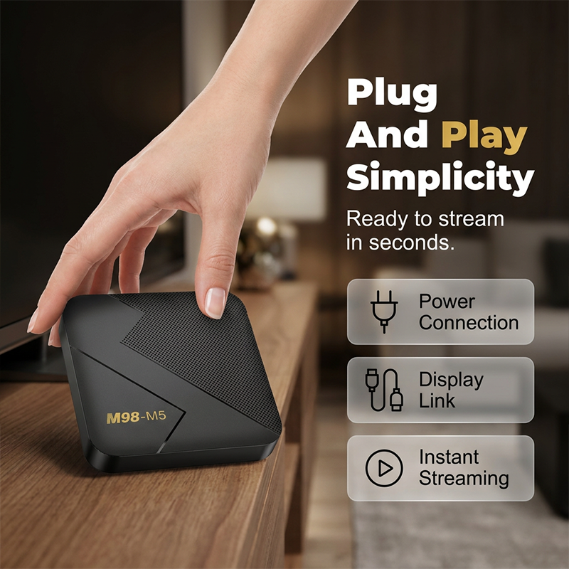 🥳2026 HOT SALE🥳💞50K+ SOLD!📺✨ 50% OFF! 4K Android TV Box with Bluetooth – Stunning 4K HDR picture, USB port & smooth streaming. Easy set‑up – plug in & enjoy! 🎬🔥