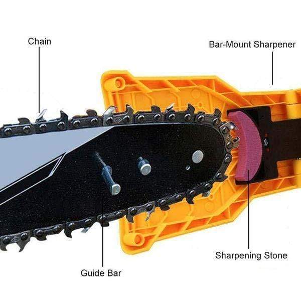🥳2026 HOT SALE🥳💞50K+ SOLD!⚡🪚 50% OFF! Compact Chainsaw Sharpener – Sharpen in 3-5 seconds, fits all chains. No disassembly needed – just clamp & saw! 🔧✨