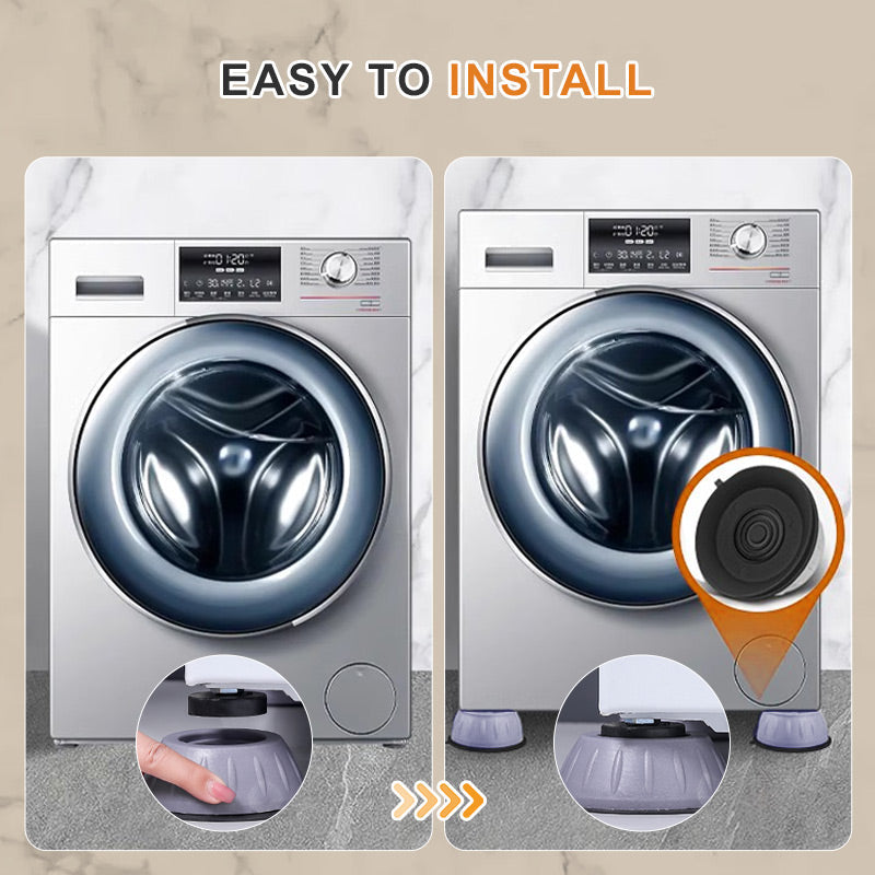🥳2026 HOT SALE🥳💞50K+ SOLD!🚿🛡️ 50% OFF! Washing Machine Support – Anti‑vibration, no more walking. Protects floors, reduces noise. Laundry day peace! ✨💙