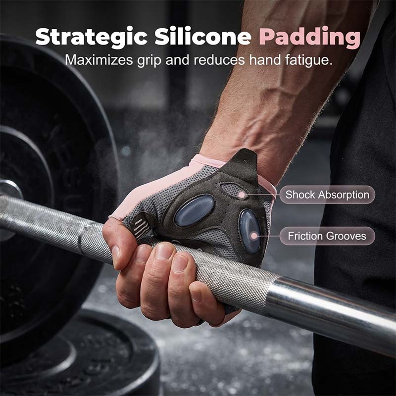 🥳2026 HOT SALE🥳💞50K+ SOLD!💪🧤 50% OFF! Non-Slip Padded Workout Gloves – Shock‑absorbing gel pads, breathable back, wrist support. No more blisters or calluses! 🏋️‍♀️✨