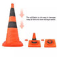 🥳2026 HOT SALE🥳💞50K+ SOLD!🚨🛑 50% OFF! Foldable Reflective Safety Cone – Get FREE LED lights! Seen in fog & darkness. Save lives on highways. A must‑have for every car! 🔆✨