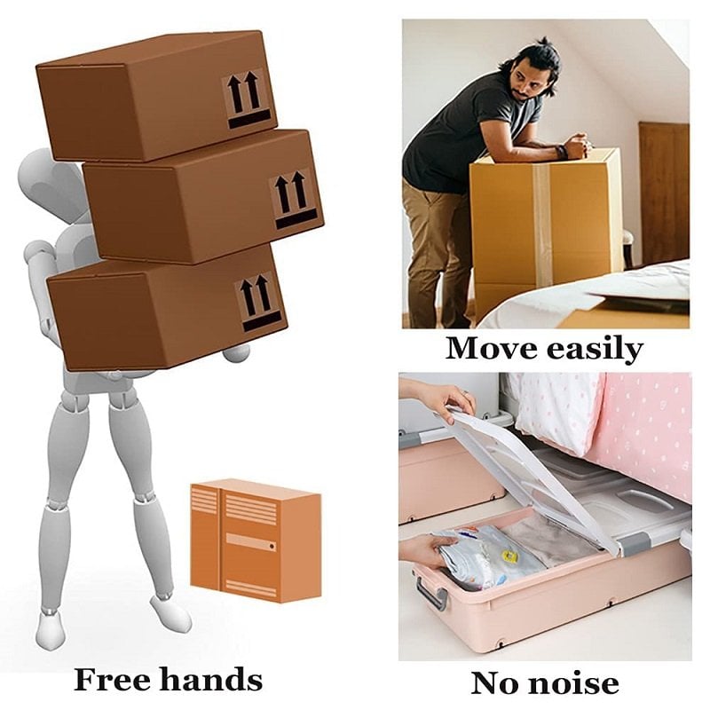 🥳2026 HOT SALE🥳💞50K+ SOLD!🏠🧺 50% OFF! Self‑Adhesive Universal Wheel – 360° rotation, stainless steel ball. Move furniture, planters, cabinets in seconds. A senior’s best helper! 👵🛡️