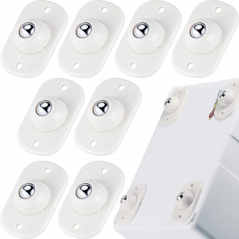 🥳2026 HOT SALE🥳💞50K+ SOLD!🏠🧺 50% OFF! Self‑Adhesive Universal Wheel – 360° rotation, stainless steel ball. Move furniture, planters, cabinets in seconds. A senior’s best helper! 👵🛡️