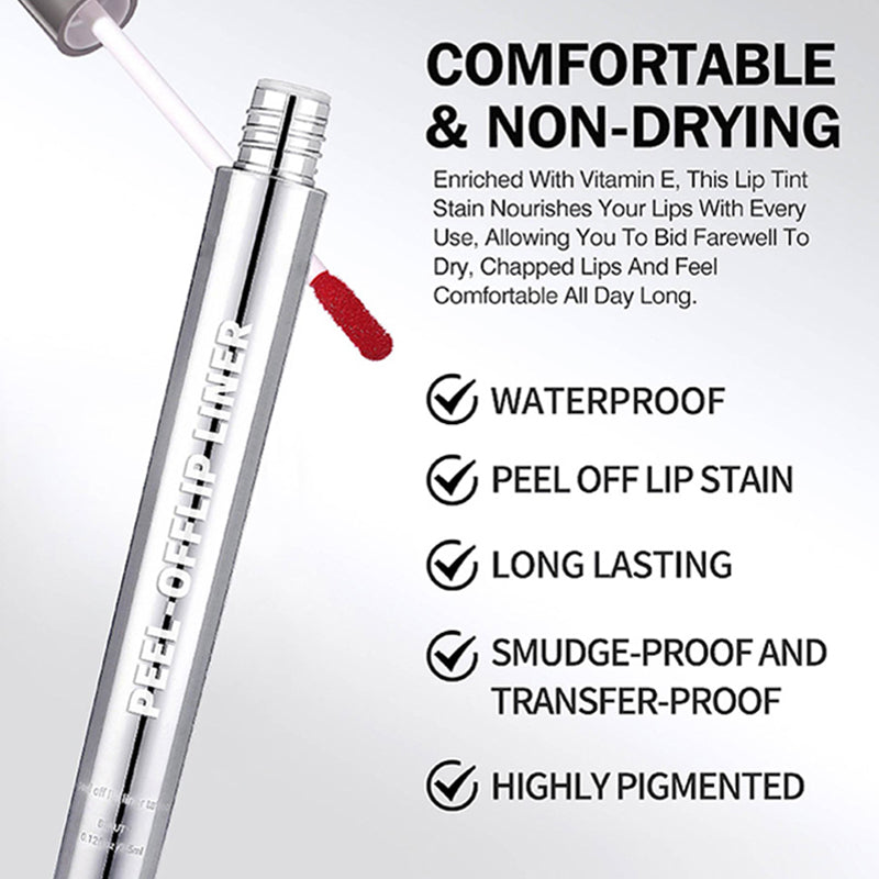 🥳2026 HOT SALE🥳💞50K+ SOLD!🌸🎨 50% OFF! Peel-Off Color Lip Gloss – Hydrating formula, intense pigment. Stays all day, peels off clean. No more touch‑ups! 🛡️💕
