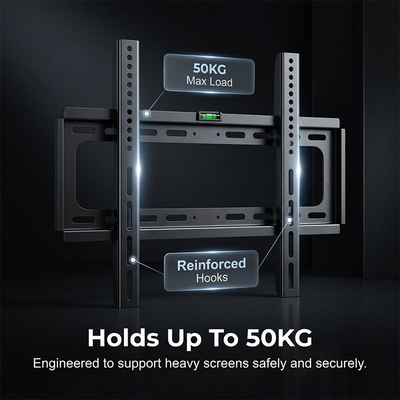 🥳2026 HOT SALE🥳💞50K+ SOLD! 📺🔧 LIMITED-TIME 50% OFF! Universal TV Wall Mount – fits most 14-60" screens, VESA up to 600x400. 15° tilt & bubble level. Easy DIY install! 🛠️✨
