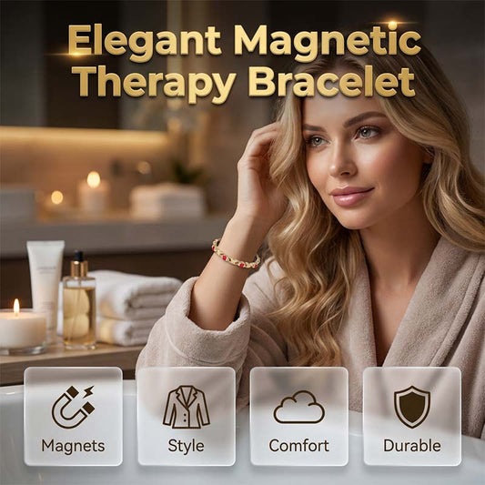 🥳2026 HOT SALE🥳💞50K+ SOLD!✨🧲 50% OFF! Magnetic Bracelet with Rhinestones – 24/7 wellness & style. Lightweight, adjustable, perfect gift for her or him! 💎💖