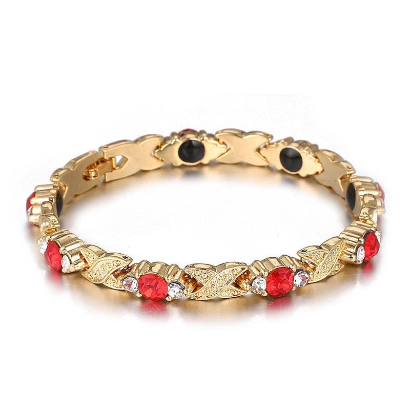🥳2026 HOT SALE🥳💞50K+ SOLD!✨🧲 50% OFF! Magnetic Bracelet with Rhinestones – 24/7 wellness & style. Lightweight, adjustable, perfect gift for her or him! 💎💖