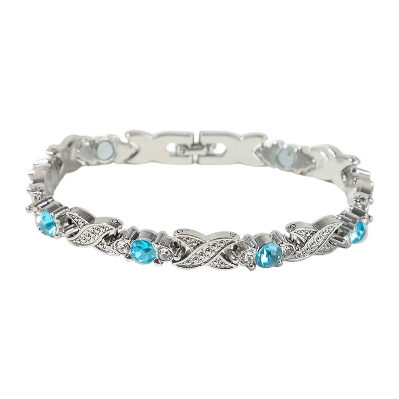 🥳2026 HOT SALE🥳💞50K+ SOLD!✨🧲 50% OFF! Magnetic Bracelet with Rhinestones – 24/7 wellness & style. Lightweight, adjustable, perfect gift for her or him! 💎💖