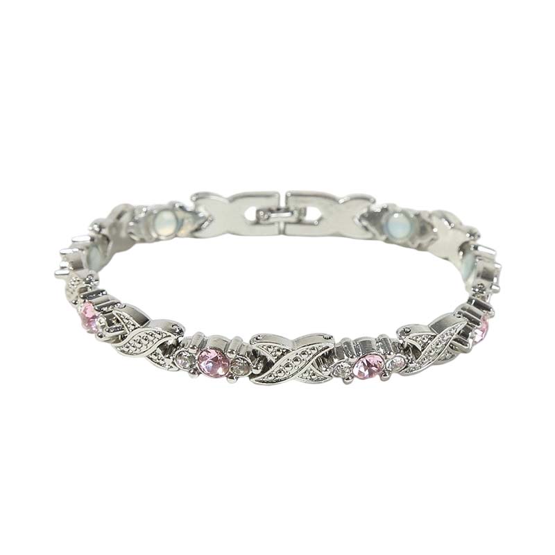 🥳2026 HOT SALE🥳💞50K+ SOLD!✨🧲 50% OFF! Magnetic Bracelet with Rhinestones – 24/7 wellness & style. Lightweight, adjustable, perfect gift for her or him! 💎💖