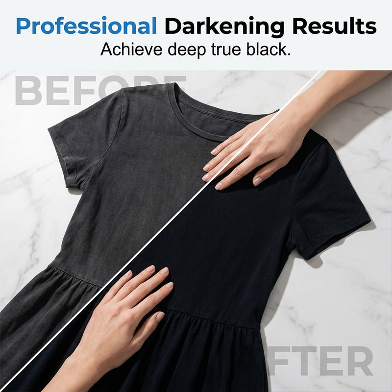 🥳2026 HOT SALE🥳💞50K+ SOLD!🖤💨 50% OFF! Blackening Sheets for Laundry – Even dyeing, long‑lasting. Say no to buying new jeans. 👖🎯