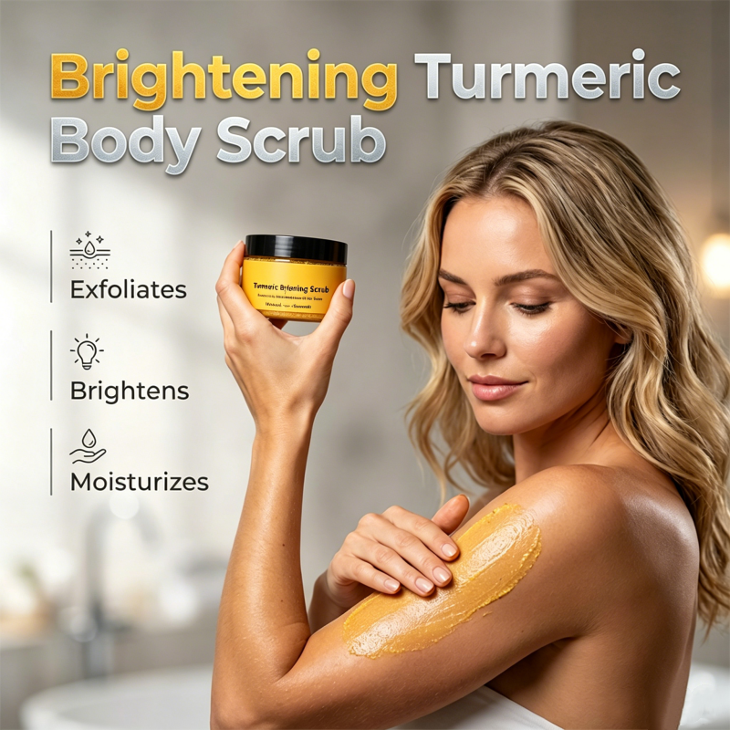 🥳2026 HOT SALE🥳💞50K+ SOLD!🧡✨ 50% OFF! Turmeric Exfoliating Body Scrub – Brightens dark spots, smooths knees & elbows. Natural sea salt + jojoba oil. Reveal younger looking skin! 🌟💛
