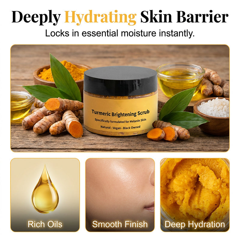 🥳2026 HOT SALE🥳💞50K+ SOLD!🧡✨ 50% OFF! Turmeric Exfoliating Body Scrub – Brightens dark spots, smooths knees & elbows. Natural sea salt + jojoba oil. Reveal younger looking skin! 🌟💛