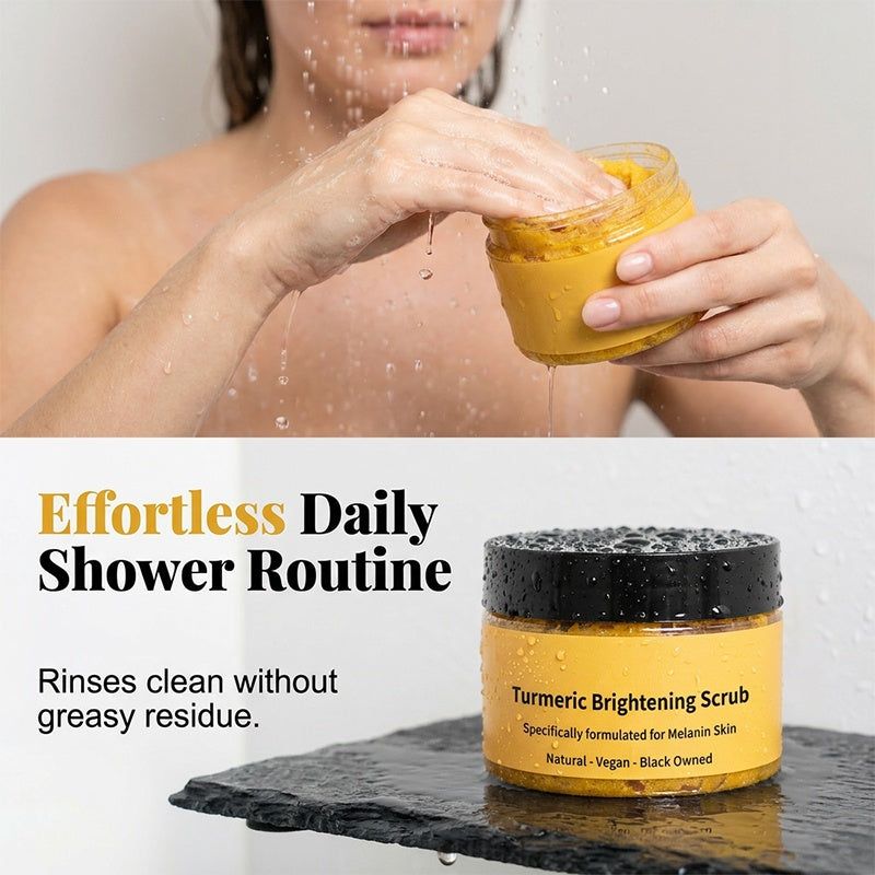 🥳2026 HOT SALE🥳💞50K+ SOLD!🧡✨ 50% OFF! Turmeric Exfoliating Body Scrub – Brightens dark spots, smooths knees & elbows. Natural sea salt + jojoba oil. Reveal younger looking skin! 🌟💛