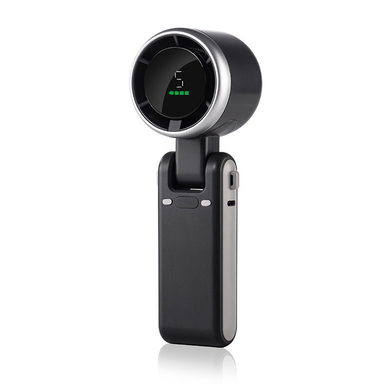 🥳2026 HOT SALE🥳💞50K+ SOLD!🌬️🔋 50% OFF! 3‑in‑1 Turbo Hand Fan – 5 speeds, 24H battery, digital display. 180° foldable. Perfect for Dad! 🎁✨