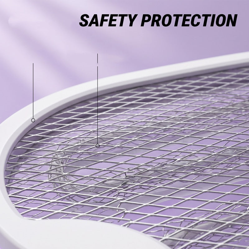 🥳2026 HOT SALE🥳💞50K+ SOLD!🦟⚡ 50% OFF! 2‑in‑1 Foldable Mosquito Swatter – Manual zap + UV auto trap. USB rechargeable, folds flat for storage. Sleep bite‑free tonight! 🌙✨