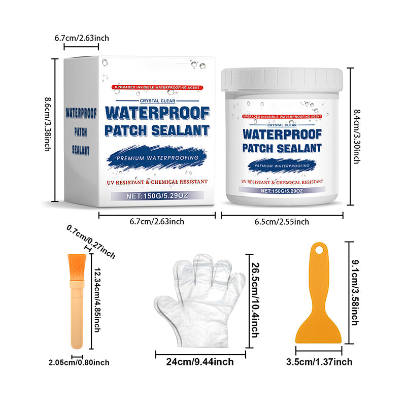 🥳2026 HOT SALE🥳💞50K+ SOLD! 🔧✨ 50% OFF! Transparent Anti‑Leakage Waterproof Sealant – Clear finish blends seamlessly, self‑leveling formula fills gaps & cracks. Works on wood, tile, glass & metal – waterproof protection without the mess! 🏠💪