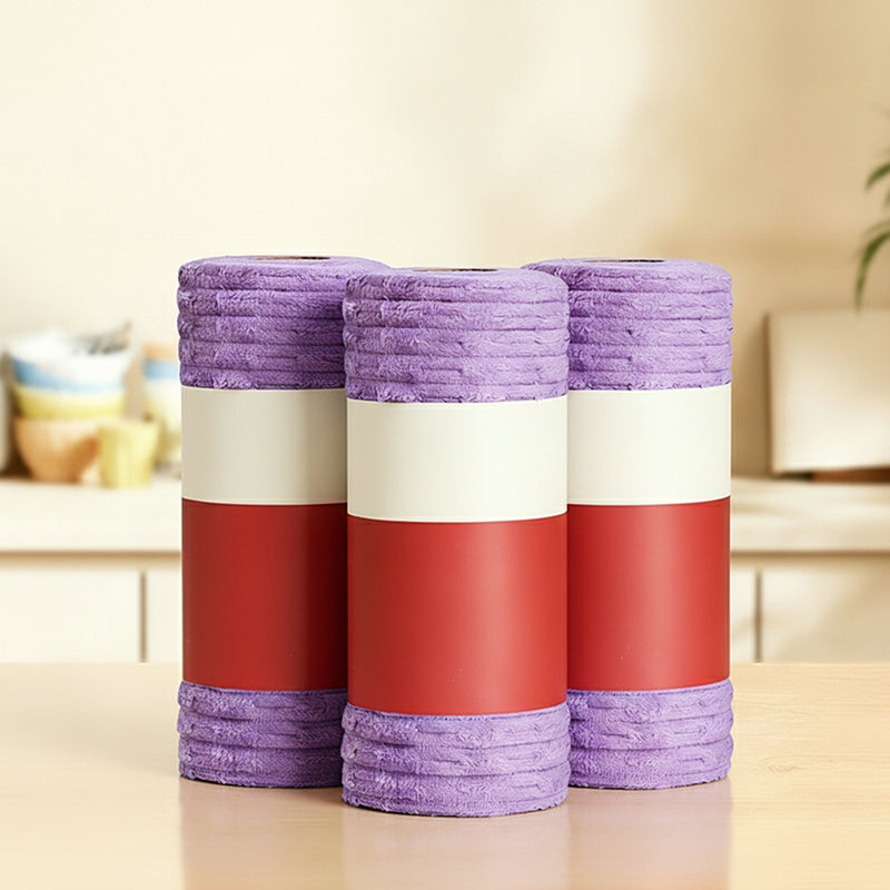 🥳2026 HOT SALE🥳💞50K+ SOLD!🧼✨ 50% OFF! Multipurpose Tear‑Off Cleaning Cloth Roll – Strong absorbent, pre‑cut sheets, reusable. No more messy rags – just tear, wipe & toss! 🧽💨