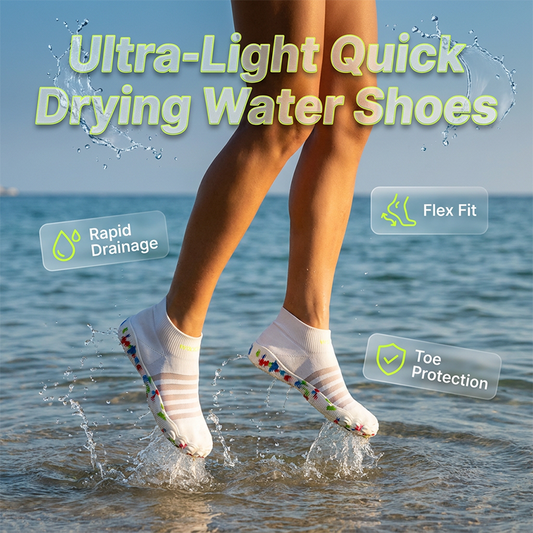 🥳2026 HOT SALE🥳💞50K+ SOLD!🌊⛱️ 50% OFF! Unisex Breathable Water Shoes – 3D mesh upper, drainage holes & anti‑slip sole. Perfect for beach, pool & river walks – safe & comfy! 👟✨
