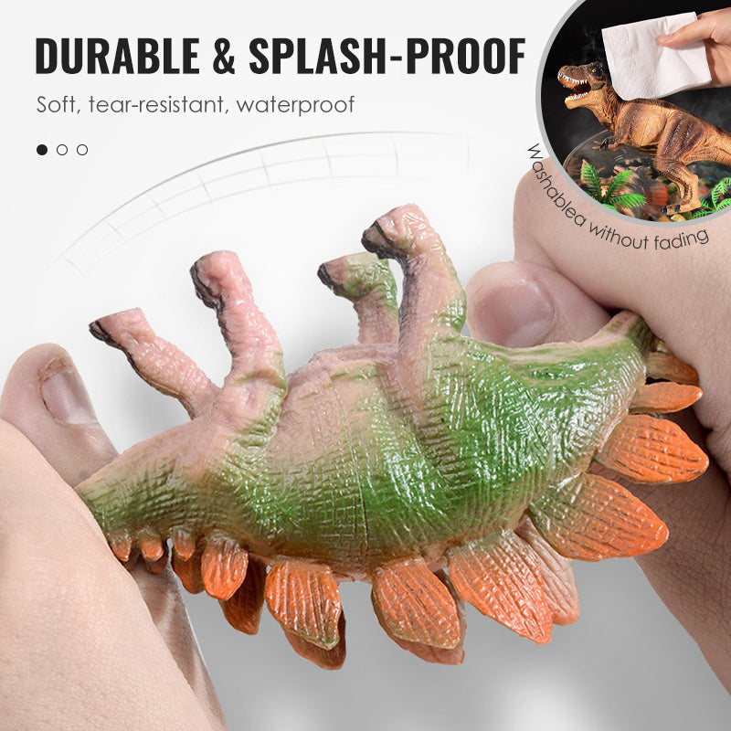 🥳2026 HOT SALE🥳💞50K+ SOLD! 🦖🎁 50% OFF! Kids Fun & Educational Dinosaur Toy Kit – T‑Rex head storage box keeps toys organised. Lifelike figures, waterproof & durable – sparks imagination & learning! 🧩✨