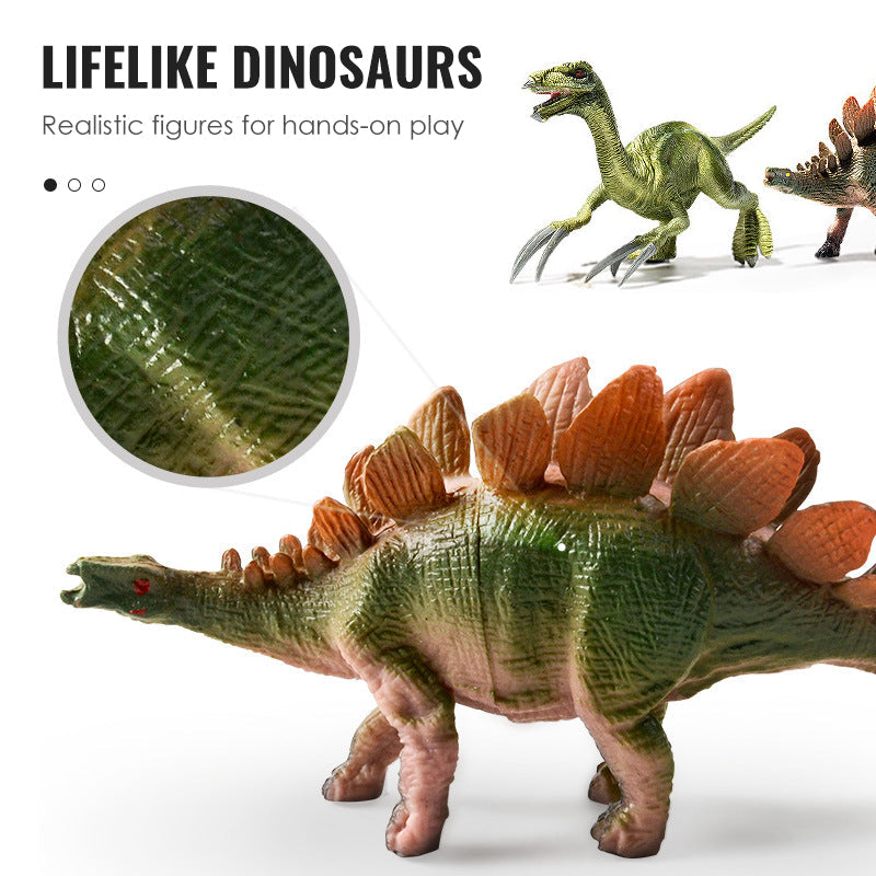 🥳2026 HOT SALE🥳💞50K+ SOLD! 🦖🎁 50% OFF! Kids Fun & Educational Dinosaur Toy Kit – T‑Rex head storage box keeps toys organised. Lifelike figures, waterproof & durable – sparks imagination & learning! 🧩✨