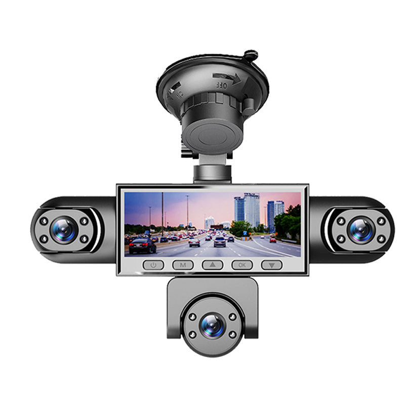 🥳2026 HOT SALE🥳💞50K+ SOLD!🚗📹 50% OFF! 5‑Lens Panoramic Dash Cam – Front, sides, rear & interior – zero blind spots. 1080P night vision & motion detection – protect your car from every angle! 🛡️✨