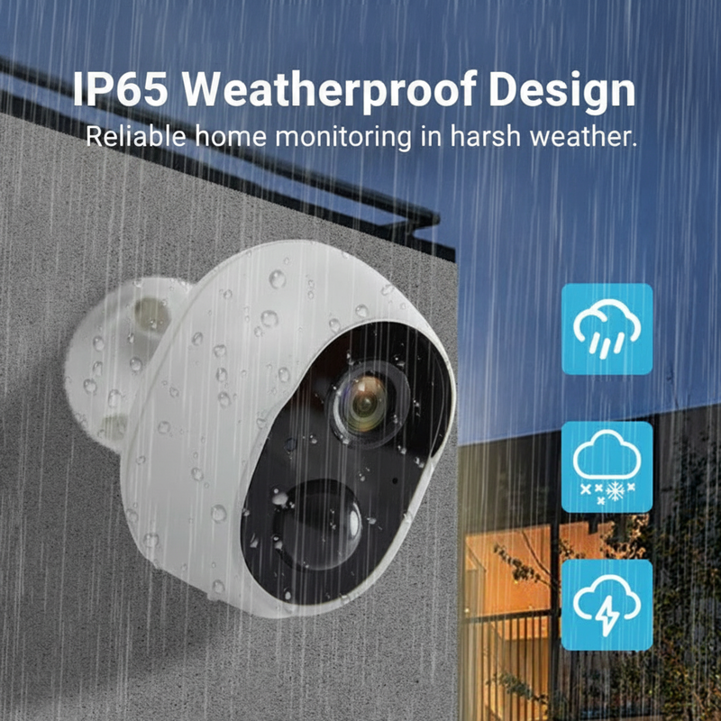 🥳2026 HOT SALE🥳💞50K+ SOLD! 📷🛡️Smart Wireless WiFi Security Camera – infrared night vision, 360-day battery, PIR motion detection, two-way audio, IP65 waterproof. Keep your home safe! 🔋🌙