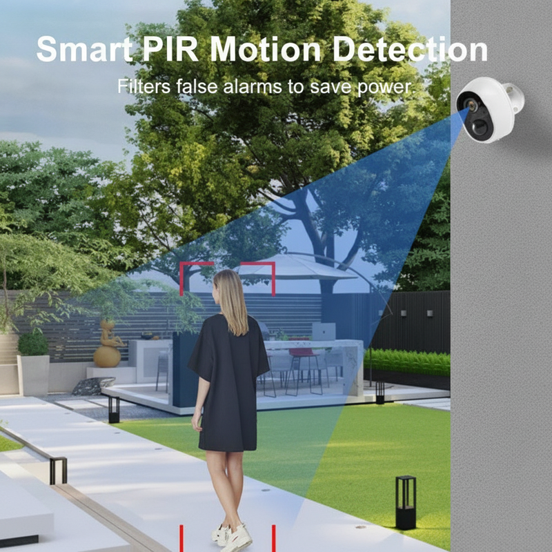 🥳2026 HOT SALE🥳💞50K+ SOLD! 📷🛡️Smart Wireless WiFi Security Camera – infrared night vision, 360-day battery, PIR motion detection, two-way audio, IP65 waterproof. Keep your home safe! 🔋🌙