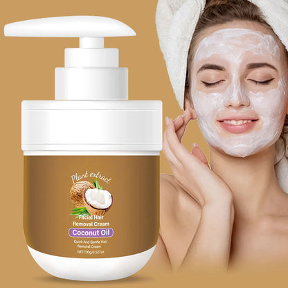 🥳2026 HOT SALE🥳💞50K+ SOLD! 🥥💧 50% OFF! Coconut Oil Hair Removal Cream – Moisturizes & nourishes while removing hair. No harsh chemicals, no irritation – just smooth, touchable skin. From £8.99 – buy more, save more! 🌟🛒