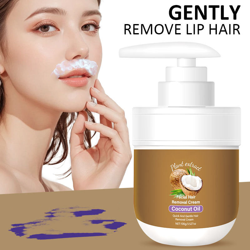 🥳2026 HOT SALE🥳💞50K+ SOLD! 🥥💧 50% OFF! Coconut Oil Hair Removal Cream – Moisturizes & nourishes while removing hair. No harsh chemicals, no irritation – just smooth, touchable skin. From £8.99 – buy more, save more! 🌟🛒