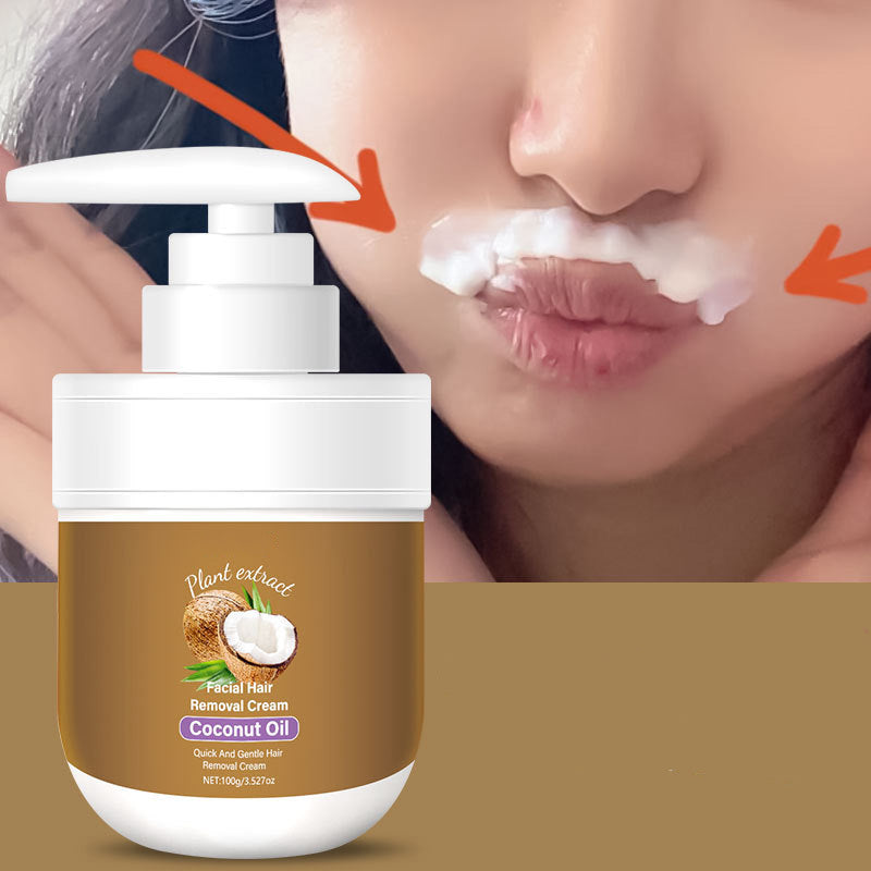 🥳2026 HOT SALE🥳💞50K+ SOLD! 🥥💧 50% OFF! Coconut Oil Hair Removal Cream – Moisturizes & nourishes while removing hair. No harsh chemicals, no irritation – just smooth, touchable skin. From £8.99 – buy more, save more! 🌟🛒