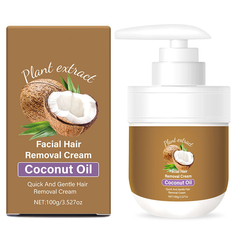 🥳2026 HOT SALE🥳💞50K+ SOLD! 🥥💧 50% OFF! Coconut Oil Hair Removal Cream – Moisturizes & nourishes while removing hair. No harsh chemicals, no irritation – just smooth, touchable skin. From £8.99 – buy more, save more! 🌟🛒