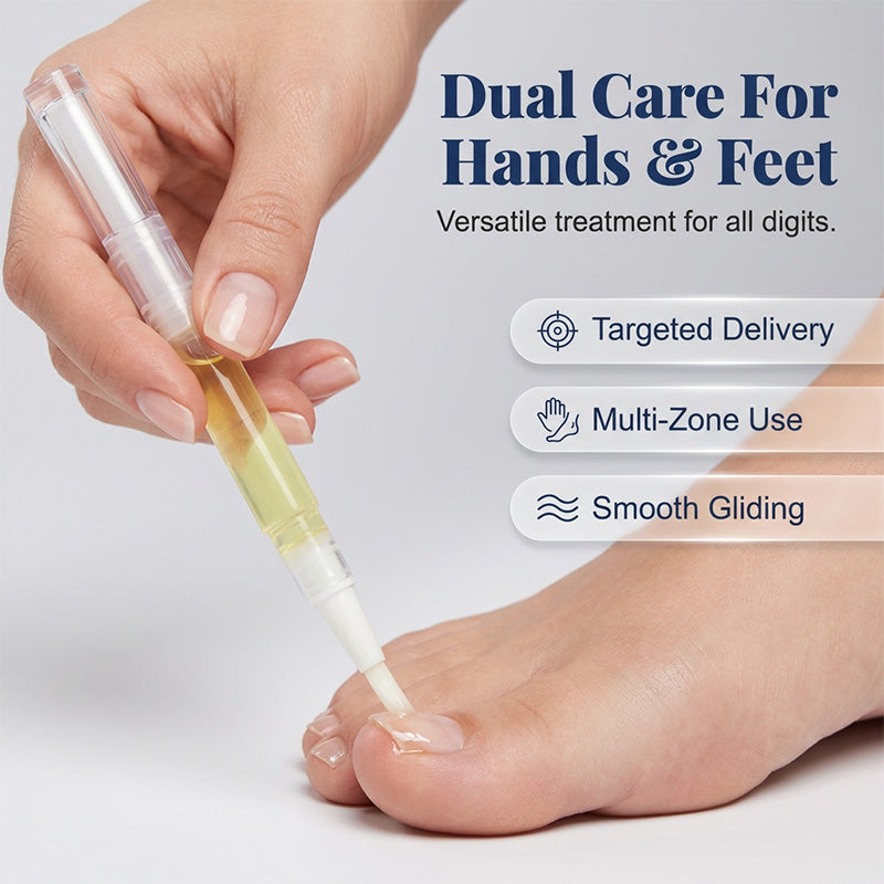 🥳2026 HOT SALE🥳💞50K+ SOLD!🌸🛡️ 50% OFF! Nail Recovery Pen Set – 7 pens + 7 files. Targets yellow, weak nails. Leak‑proof, perfect for purse. Say goodbye to ugly nails! 💪✨