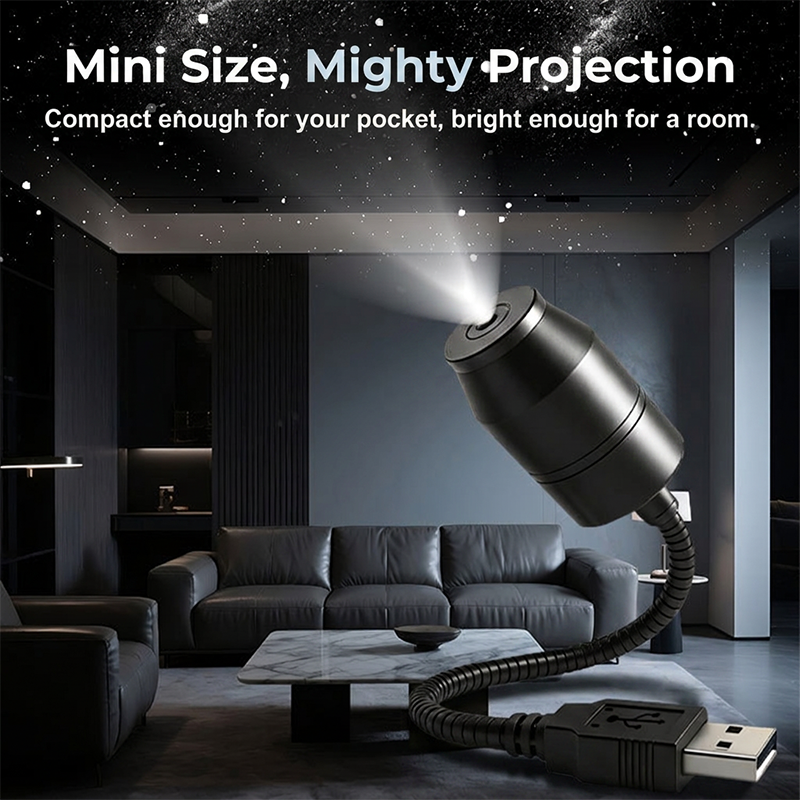 🥳2026 HOT SALE🥳💞50K+ SOLD!🚗🌌 50% OFF! USB Car Roof Star Projector – 360° bendable, moon & stars. Romantic night drives! ✨🔭