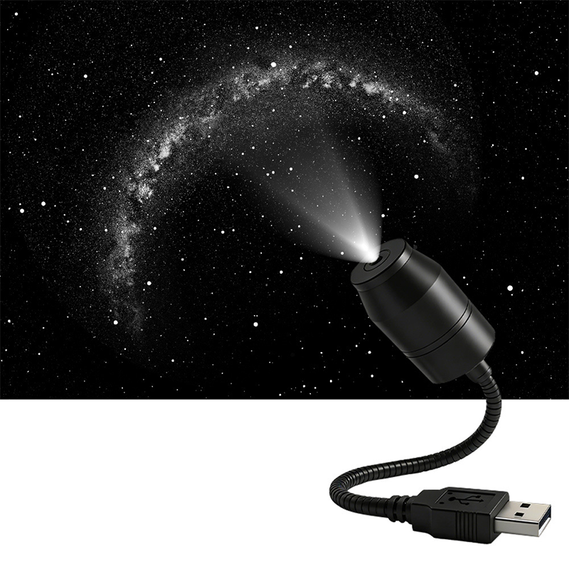 🥳2026 HOT SALE🥳💞50K+ SOLD!🚗🌌 50% OFF! USB Car Roof Star Projector – 360° bendable, moon & stars. Romantic night drives! ✨🔭
