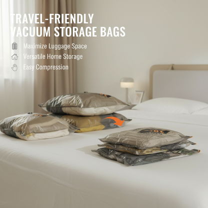 🥳2026 HOT SALE🥳💞50K+ SOLD! 🧳⚡ LAST DAY – £6.99! Waterproof Travel Compression Bags – Cordless electric pump, 4500Pa suction, shrinks clothes by 75%. Save space & keep items dry! Buy more, save more! 🎒✨
