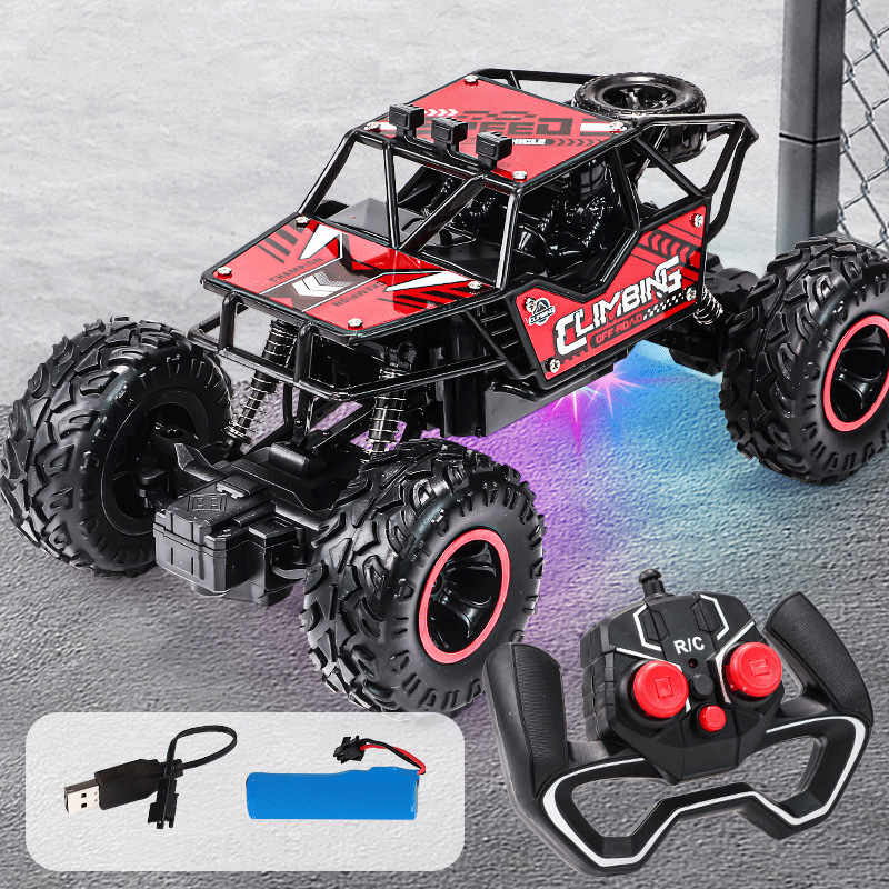 🥳2026 HOT SALE🥳💞50K+ SOLD! 🚗🏔️ 50% OFF! RC Off-Road Car – climbs rocks, grass, gravel & dirt with ease. Oversized TPR tires grip tight, anti-collision frame takes hits – endless outdoor fun for kids & grandkids! 🔋🎮