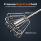 🥳2026 HOT SALE🥳💞50K+ SOLD!🥚💪 50% OFF! Semi‑Automatic Hand Egg Beater – Press & spin, no electricity. Whisk eggs & cream in seconds. Save your wrists! ✨🧁