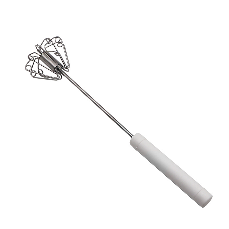 🥳2026 HOT SALE🥳💞50K+ SOLD!🥚💪 50% OFF! Semi‑Automatic Hand Egg Beater – Press & spin, no electricity. Whisk eggs & cream in seconds. Save your wrists! ✨🧁