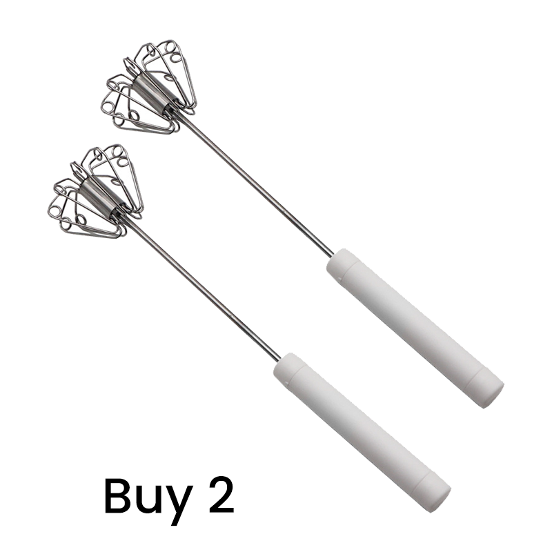 🥳2026 HOT SALE🥳💞50K+ SOLD!🥚💪 50% OFF! Semi‑Automatic Hand Egg Beater – Press & spin, no electricity. Whisk eggs & cream in seconds. Save your wrists! ✨🧁