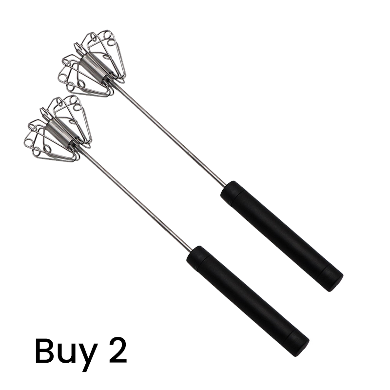 🥳2026 HOT SALE🥳💞50K+ SOLD!🥚💪 50% OFF! Semi‑Automatic Hand Egg Beater – Press & spin, no electricity. Whisk eggs & cream in seconds. Save your wrists! ✨🧁