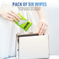 🥳2026 HOT SALE🥳💞50K+ SOLD!👟🧼 50% OFF! Quick‑Clean Shoe Wipes – No water, no scrubbing. Removes dirt & stains instantly. Gentle on leather, suede & canvas. A must‑have for outings! 💨✨