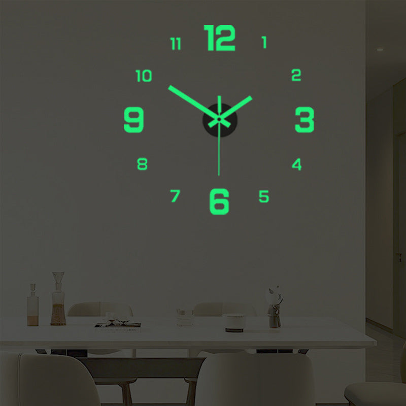 🥳2026 HOT SALE🥳💞50K+ SOLD!🏡🌙 50% OFF! DIY Acrylic Wall Clock Set – 3D depth, no ticking. Luminous option, damage‑free mount. Perfect for peaceful nights! 🛌✨